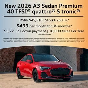 2026 A3 Sedan Premium 40 TFSI® quattro® S tronic®